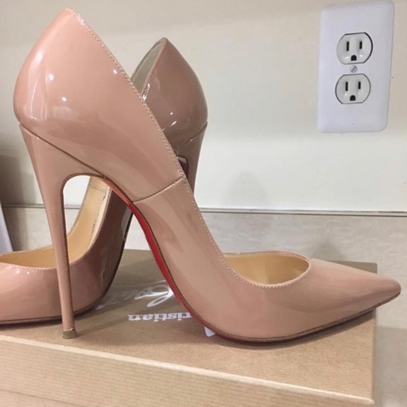 Christian Louboutin nude pumps size 37.5 - Picture 4 of 4